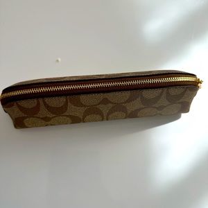 Coach Pencil Case in Signature Canvas